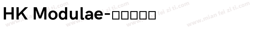 HK Modulae字体转换